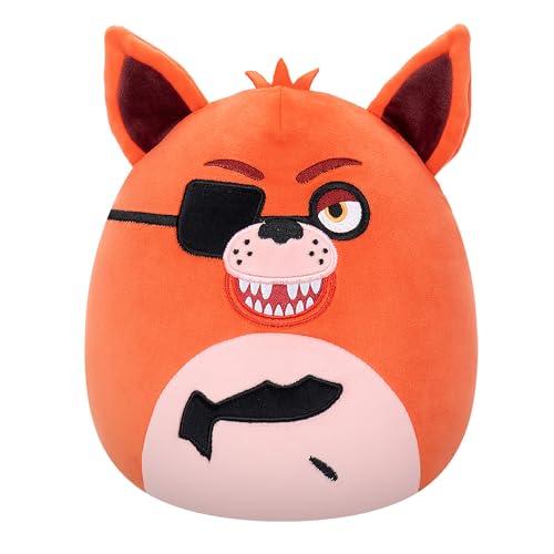 Squishmallows Original Five Nights at Freddy’s 8-Inch Classic Foxy | Collectable Cute Plush Toy, Cuddly Toys for Children, Soft Toys, Cute Teddies Suitable for Girls and Boys Ages 3