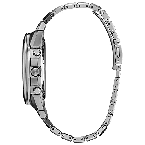 Image of Citizen Men's Eco-Drive Sport Luxury Armor Watch in Super Titanium, Black Dial (Model: CA7058-55E)