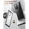 SUPCASE UB Edge Pro Series Case for Samsung Galaxy S22 Ultra 5G (2022 Release), Slim Frame Clear Protective Case with Built-in Screen Protector (Black) - Thumbnail Image 5