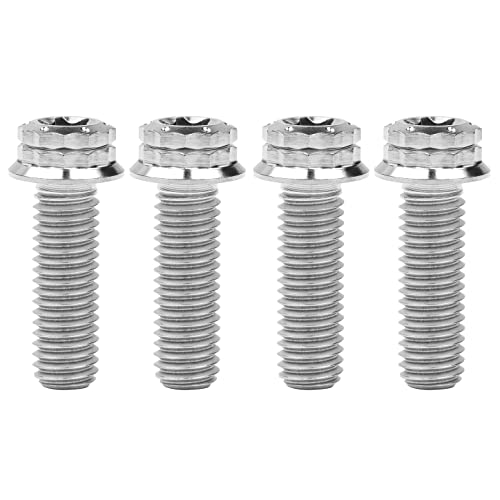 Titanium Flange M10 Bolt (M10x30mm Pitch 1.5mm, Silver)