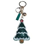 Popfizzy Bling Christmas Tree Keychain - Christmas Gifts for Women & Girls, Stocking Stuffers, Party Favors