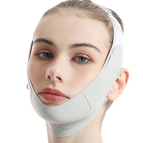 Gaine de visage – Entraînement de la mâchoire | Sangle de visage en V | Sangle de contour en forme de V | Ceinture de levage multifonctionnelle | Sangle de façonnage de mâchoire pour les vacances, les