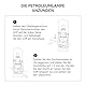 Thous Winds Retro Sturmlaterne, Petroleumlampe Outdoor (Pilzkopf Version), Kerosin Laterne für Outdoor, Camping, Wandern, Terrasse, Picknick - Wasserdichte, Winddicht, mit Tragegriff, Retro Silber