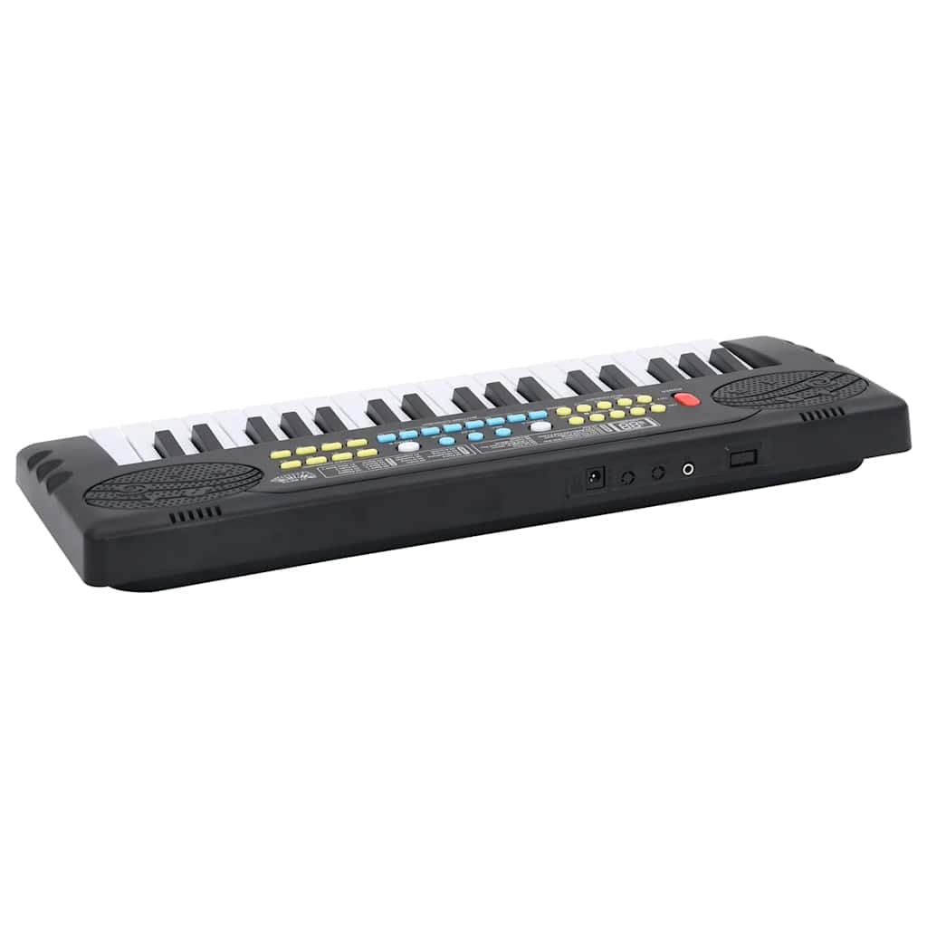Pianoforte elettrico per bambini, con 37 tasti, microfono, USB e batteria, portatile, per principianti, insegnamento musicale, casa, palcoscenico e studio, regalo