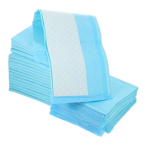 HOMOBABE 50 Piezas Alfombra de Entrenamiento para Mascotas Agua Almohadillas colchoneta Perro empapadores Perros Almohadilla para orinar para Mascotas Almohadilla urinario