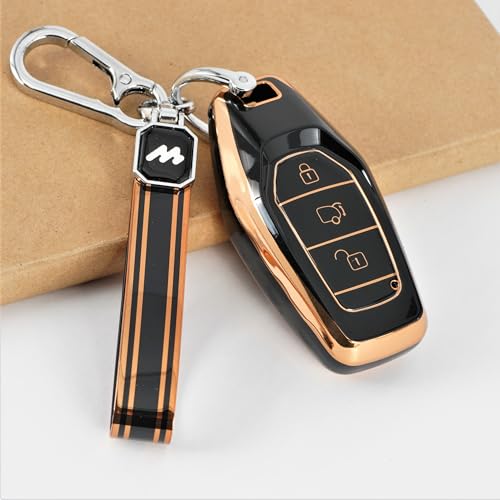 Image of Premium Car keycover for Mahindra XUV-500 Push Start Key (Smartkey)