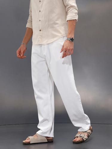 Image of WROGN Men's Anti Fit Jeans | Mid Rise | Jeans for Man