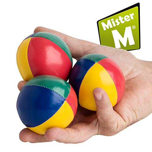 Mister M The Ultimate Juggling Set (Plain, 3 Balls)