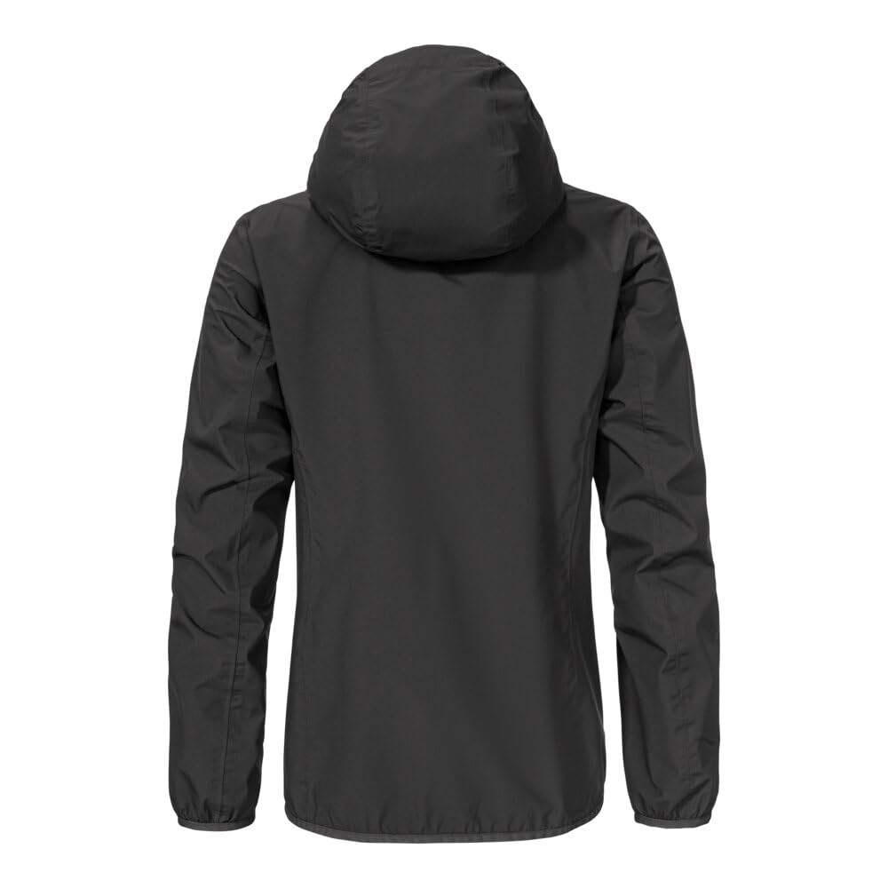 Schöffel Damen Jacket Style Migandi WMS, Allwetterjacke mit 2-Wege-Stretch, mit verstellbarer Kapuze, wasserdicht und atmungsaktiv