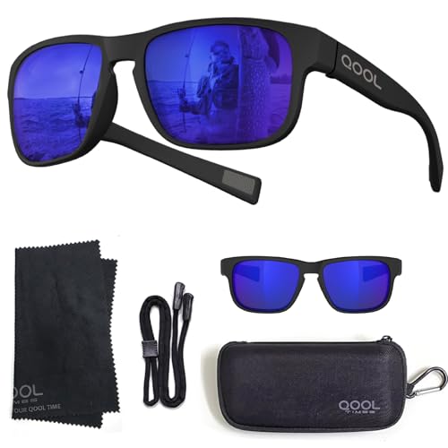 Image of Floating Polarized Fishing Sunglasses Saltwater Resistant Lenses That Coating Won't Peel Rub off