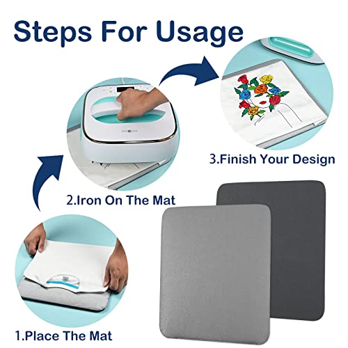 HTVRONT Heat Press Mat for Cricut Heat Press Pad 11.5"x11.5" for Craft