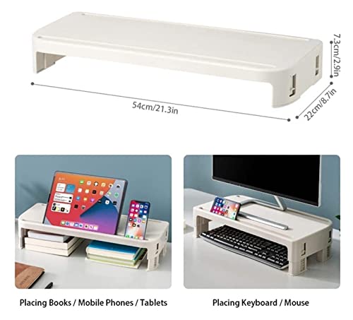 WYDMBH Monitor Stand Riser Verstelbare Desktop Monitor Stand, Monitor Stand Riser Stand Voor Bureau Accessoires… - Image 7