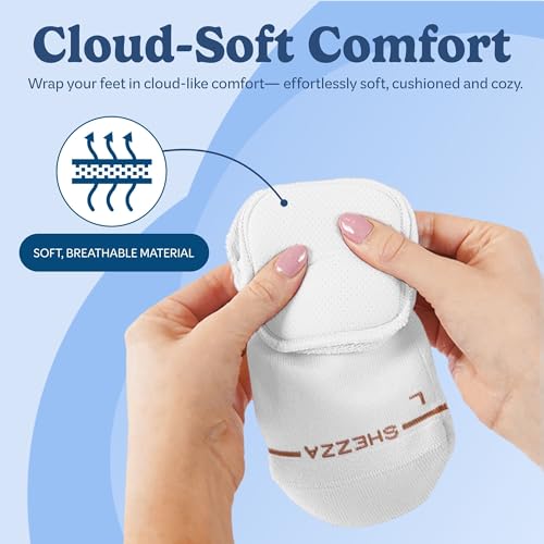 SHEZZA Anti-Blister Cushion Heel Padded Ankle Sock-Breathable,Comfortable-seen on TikTok4
