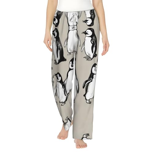 Pantalon de pyjama extensible pingouins fini les bas de nuit trop serrés ou courts