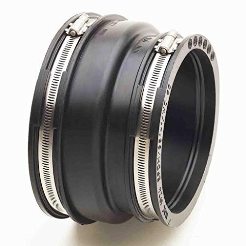 Adaptor Coupling MAC 4000 121mm - 137mm to 108mm - 122mm Flexible Rubber Boot Reducer Coupling Adaptor Pipe Connector Joiner