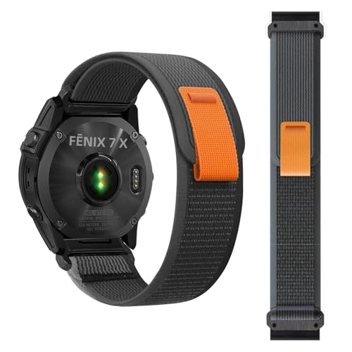 Bracelet nylon Garmin Descent ajustement précis pour poignet sensible