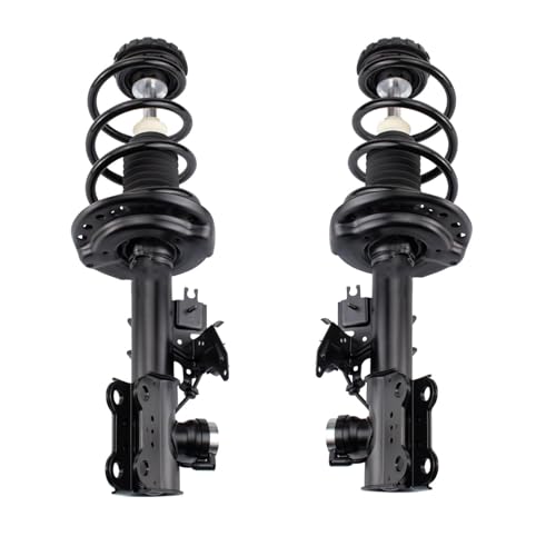 Image of TRQ Front Strut and Spring Assembly Set 2 Piece | For 2010-2016 Cadillac SRX 2011 Saab 9-4X