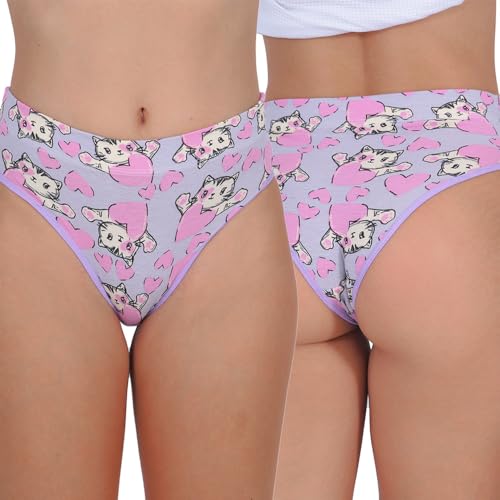 Kit 5 Calcinhas Conforto Algodão Lingerie