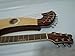 Ktone Harp Guitar, Acoustic Electric Double Neck Guitar with Padded Gig Bag