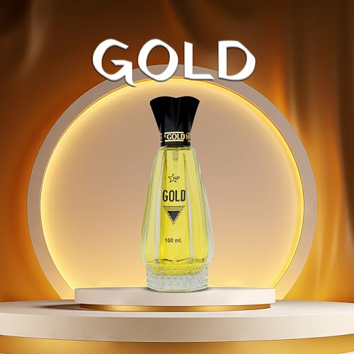 Image of HP Gold Eau De Parfum for Men, 100 ml | Luxurious, Rich - Amber scent eau de parfum | Long-lasting Men's perfume | Best for Special Occasions | Perfect For Gifting