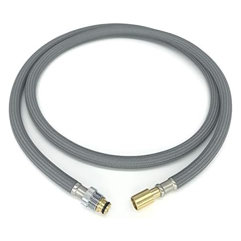 RP50390 Replacement Hose For Delta Faucets with DST (DIAMOND Seal Technology) Pull-Out and Pull-Down Faucets Hose Part RP50390 RP62057 RP74608, Includes A New O-Ring, Gray Cover