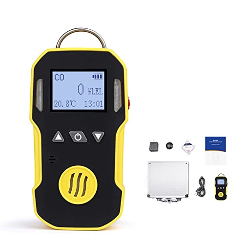 Air Quality Monitor,Air Quality Monitor Indoor, Portable Industry CO Gas Detector Carbon Monoxide CO Meter Water, Dust Explosion Proof USB chargea 0-1000ppm CO Meter,for Home
