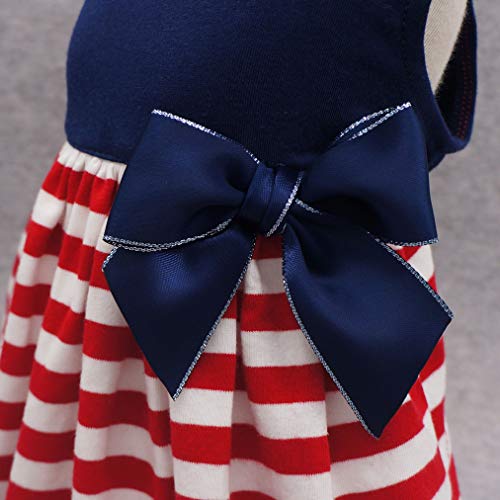 Fitwarm Vestido para cachorro listrado 100% algodão roupas para cães colete para filhotes roupa para