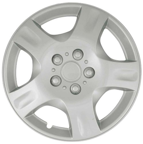 CCI IWCB942-16S 16 Inch Clip On Silver Finish Hubcaps - Pack of 4