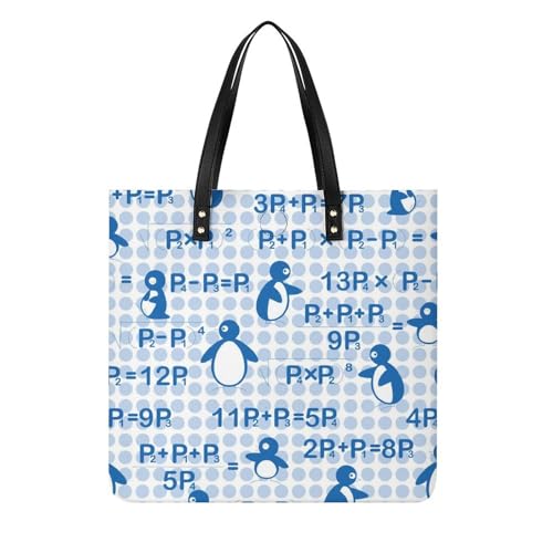 Sac à bandoulière pingouin pour femme le grand cabas contre le manque de place