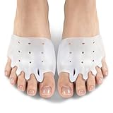JollyDragon Silikon Zehenspreizer FüR Damen Und Herren,1 Paar Wiederholbare Waschbare Zehentrenner Hallux Valgus Korrektur Zum Entspannen Der Zehen,Toe Spacer FüR Frauen, Yoga