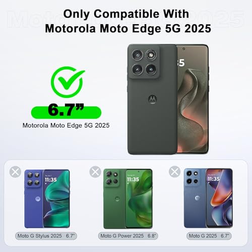 Coque Moto Edge 2025 silicone vert résistant aux chocs et rayures