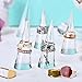 Jetec 10 Pieces Clear Acrylic Crystal Ring Holder Acrylic Ring Display Jewelry Holder Wedding Display Cone Support Single Finger Rings Showcase Stand for Jewelry (Transparent)