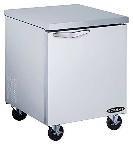 Kool-It KUCF-27-1 Stainless Steel Undercounter Single Door Freezer, 30