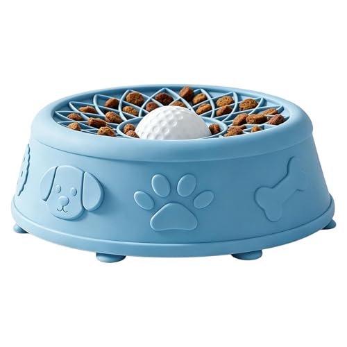 Bol antidérapant à alimentation lente pour chiots et chatons - 2
