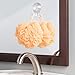 iDesign Power Lock Bathroom Suction Cup Hooks for Loofah, Towels, Sponges and More, Set of 2, Clear
