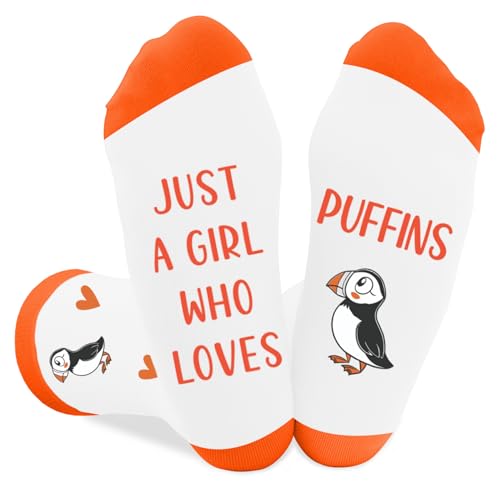 Coopyin Puffin Gifts for Women and Girls Cute Funny Puffin Lovers Themed Socks Accessories Presents Christmas Birthday Stocking Stuffers Xmas Galentines Mothers Day Graduation Gift for Her
