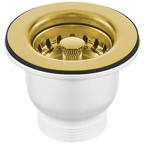 Astini, RAK, Rangemaster, Caple 65mm Gold Sink Strainer Waste MBSWSS85-90