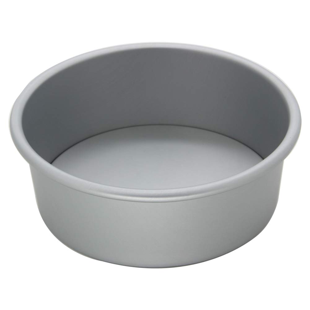 Othmro 1 Pack Bakeware Round Cake Pan 191mm(Bottom)*203mm(Top) Dia with Removable Loose Bottom Quick Release Coating Bakeware for Oven and Instant Pot Cake Baking