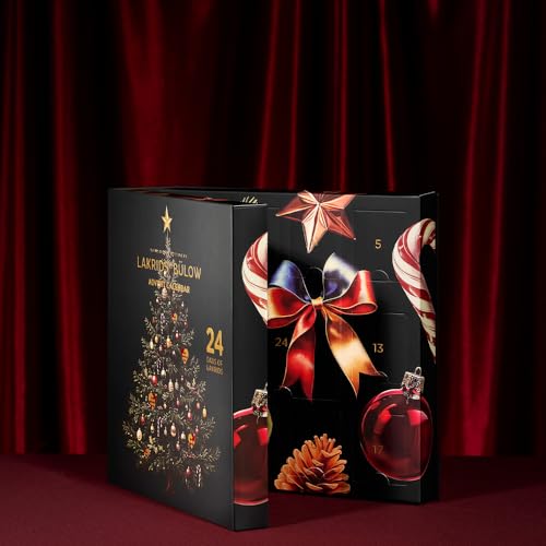 لاكريدز باي بولو - ادفنت كاليندر 2050 - 12 اونصة - عرق السوس المغطى بالشوكولاتة