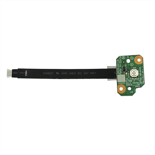 GinTai Placa de botón de interruptor de encendido para Lenovo Thinkpad P70 20ES 20ER, P71 20HK 20HL BP700 NS-A443 SC50K02164 5C50W87014 5C50W87015