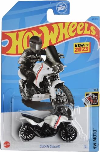 Hot Wheels Ducati DesertX motocicleta escala 1:64 miniatura 1