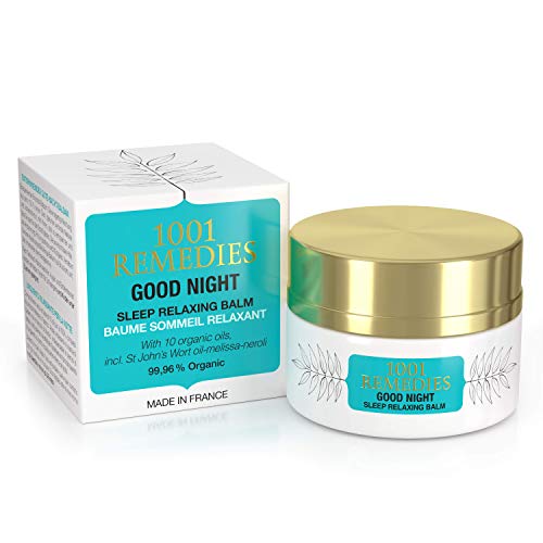 1001 Remedies Aromaterapia Locion Relajante para Dormir Bien- Crema de Noche Reduce la Ansiedad, el Estrs y Alivia la Migraa - 100% Natural con Lavanda y Aceites Esenciales - Adultos y Nios