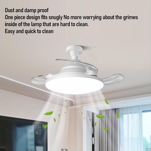 Ventilador de techo silencioso E27 ideal para refrescar el dormitorio 2