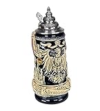 Beer Steins By King - Deutschland German Coat of Arms beer mug 0.5l Flag Handle