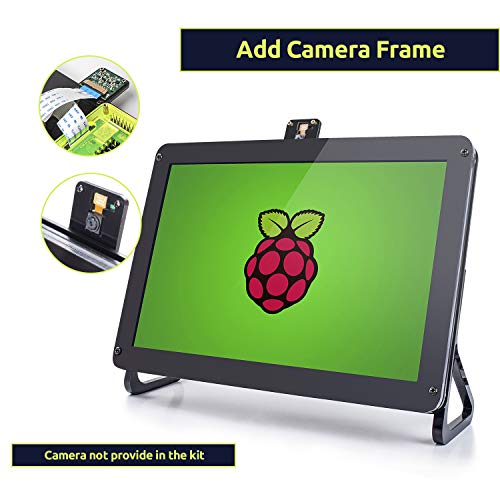 Sunfounder Raspberry Pi 4 Screen 10.1’’ Ips 10.1 Inch Hdmi Ips Lcd Monitor Display High Resolution 1280×800 With Camera Holder Stand For Raspberry Pi 400 4 Model B #TOP5