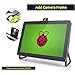 Raspberry Pi 4 Screen 10.1’’ IPS - SunFounder 10.1 Inch HDMI IPS LCD Monitor Display High Resolution 1280×800 with Camera Holder Stand for Raspberry Pi 400 4 Model B