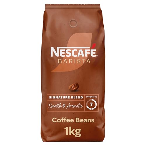 NESCAFÉ BARISTA Signature Blend Coffee Beans, Medium Roast, 7/10 Intensity, 1kg