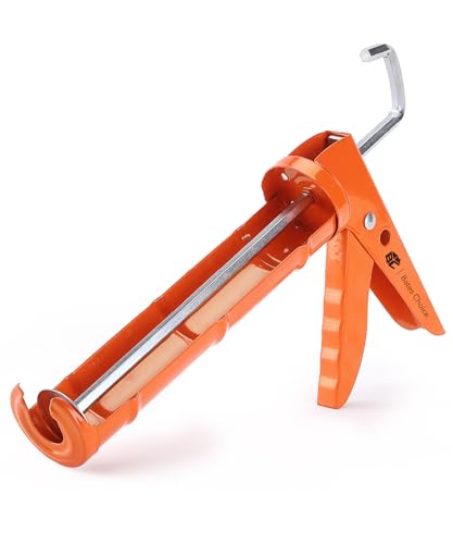 Bates - Caulking Gun, 10:1 Thrust Ratio, Silicone Gun, Dripless Caulk Gun, Silicone Caulk Gun, Hand Caulking Guns