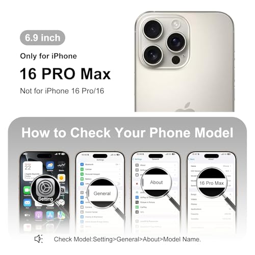 Coque iPhone 16 Pro Max anti-jaunissement fine et résistante