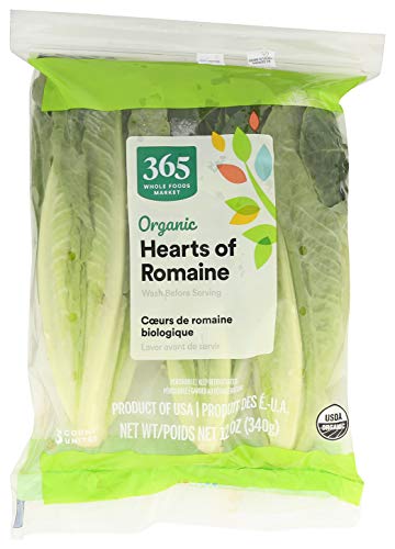 365 By Whole Foods Market, Romaine Hearts Salad Bag Organic, 12 Oz, 3 Ct #TOP19